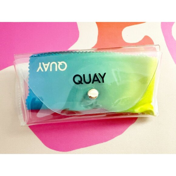 SOLD QUAY Unisex Nightfall Medium 49mm Shield Sunglasses 1212 - Picture 9 of 12